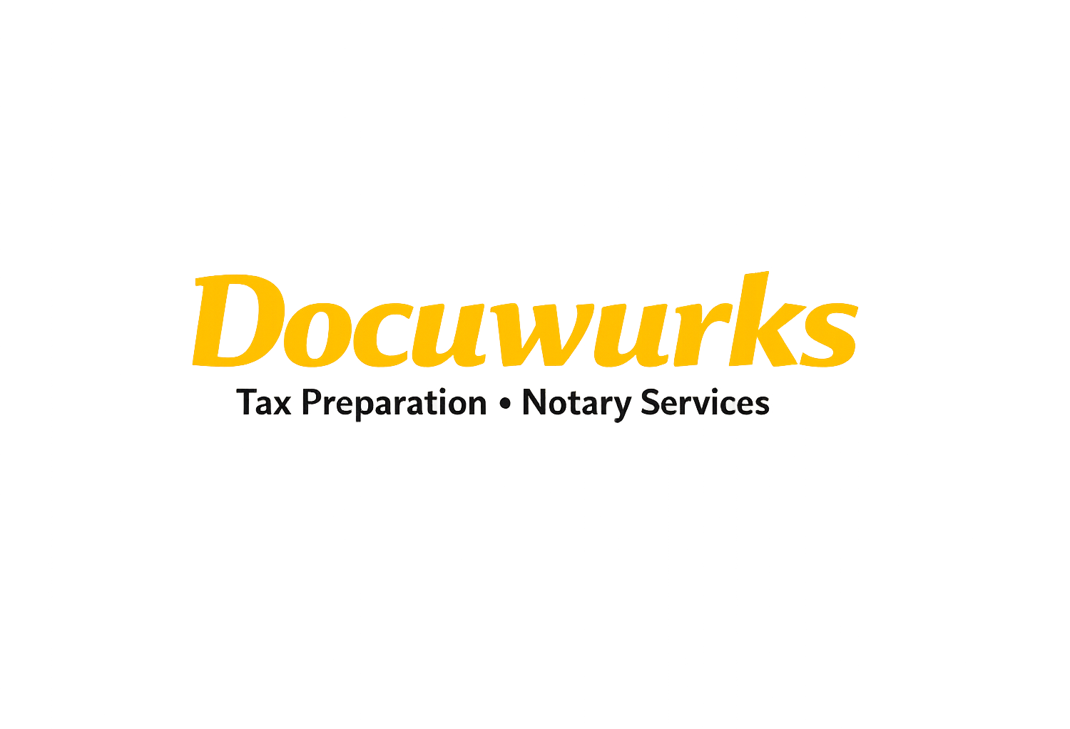 Docuwurks Tax Preparation Notary Services